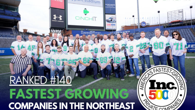 Cinch I.T.’s Growth Earns Inc. 5000 Award for 3rd Year