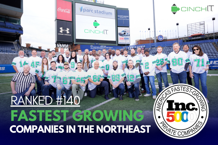 Cinch I.T.’s Growth Earns Inc. 5000 Award for 3rd Year