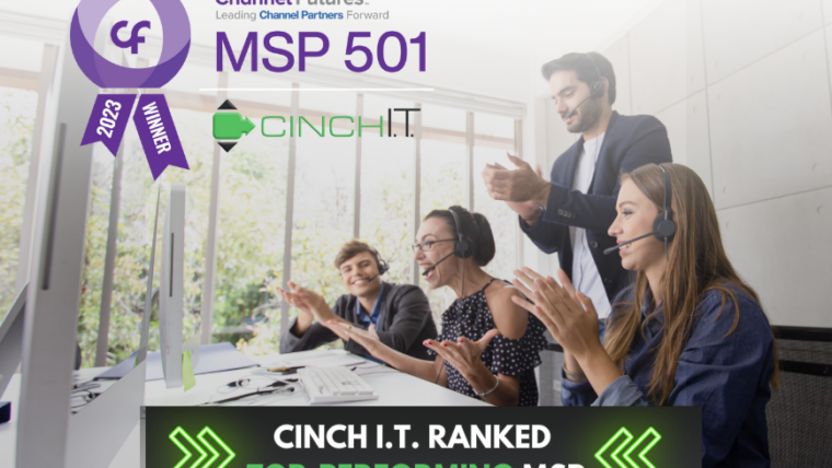 Cinch I.T. Ranks #394 on Channel Futures MSP 501 List